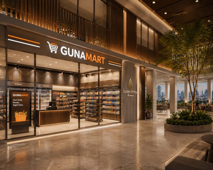 Gunamart minimarket Golden Prima Residence