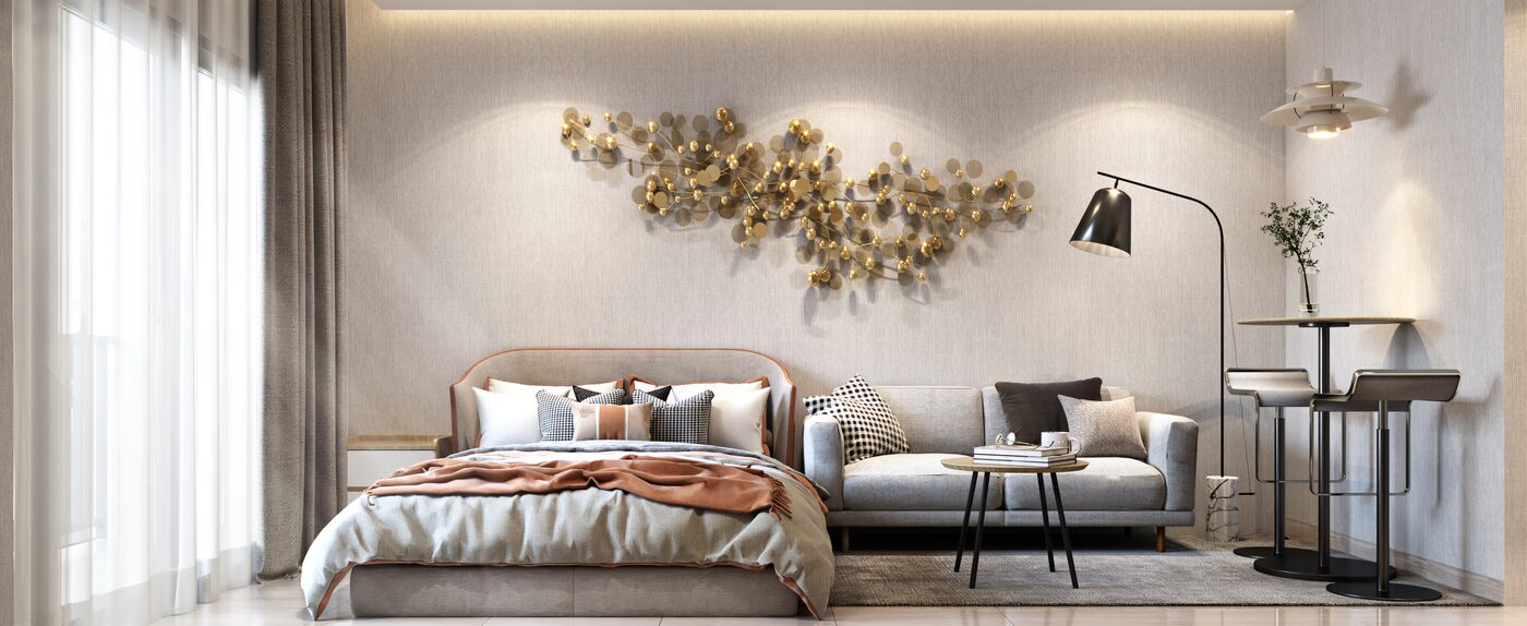 Sudut ruang makan unit Golden Prima Residence